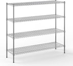 Regal Altair 18" Deep x 60" Wide x 54" Height Wire Shelving Kit | 4-Tier | NSF
