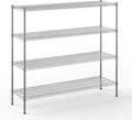 Regal Altair 18" Deep x 60" Wide x 54" Height Wire Shelving Kit | 4-Tier | NSF by Regal+Altair