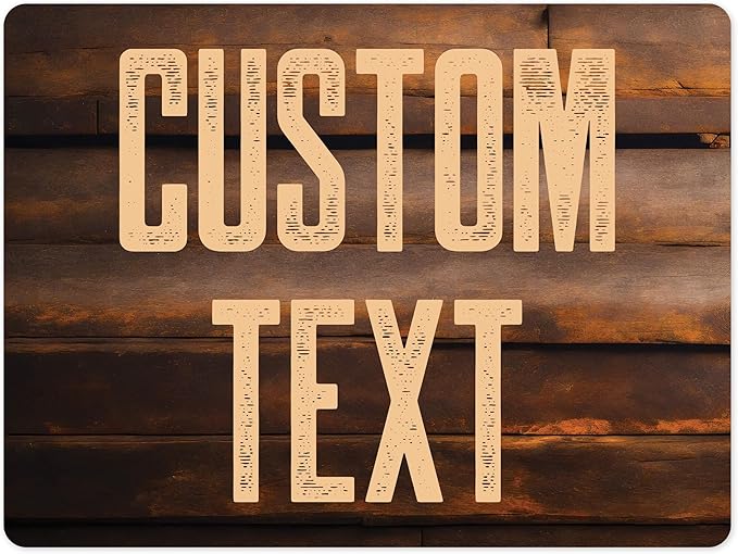 Custom Sign, Custom Street Sign, 11 Font Colors, 13 Font Styles, 4 Hole Options by MySignCenter