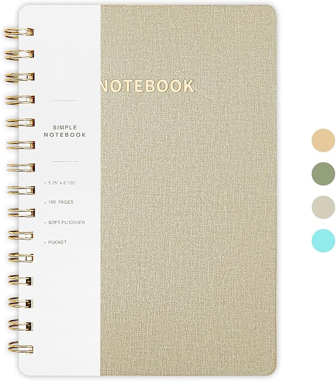 Spiral Notebook-5.75" x 8.125" College Ruled Journal by Oneirom