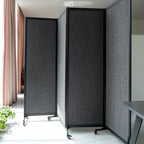 Upgrade Version Room Partition and Divider, Freestanding Rolling Dividers - Image 5