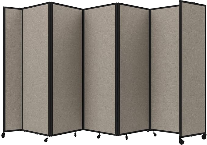 Versare Room Divider 360 Portable Wall Partition | Folding Panels | Large by VERSARE