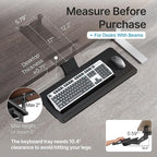 PEGZONE Keyboard Tray Under Desk - Image 2