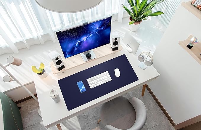 Leather Desk pad Protector, Large Desk mat - Image 6