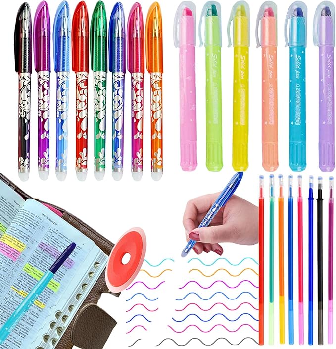 ZAYSWDNS 23 Pcs Bible Journaling Kit, No Bleed, set 6 GelHighlighters 8 by Unknown
