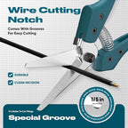 GARTOL 8" Scissors All Purpose Heavy Duty, Ultra sharp Tin Snips - Image 3