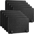 Fabbay 10 Pcs Acoustic Freestanding Desk Divider Desk Partition 16 x 24 Inch by Fabbay