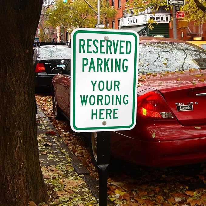 SmartSign Custom Reserved Parking Sign - Image 3