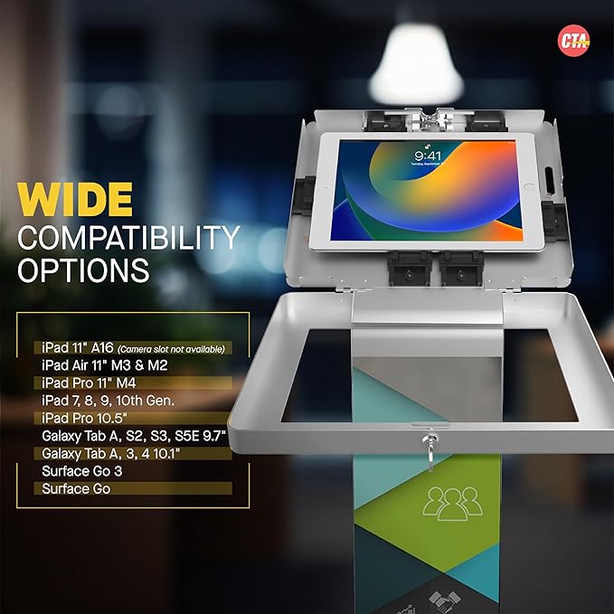 Premium Kiosk Floor Stand – CTA Locking Support Base Kiosk - Image 4