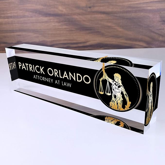 Artblox Office Desk Name Plate Personalized | Custom Name Plates by Artblox
