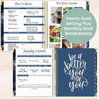 bloom daily planners 2026 Hardcover Calendar Year Goal & Vision Planner - Image 4