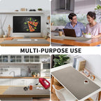Bloss Pearl Gray Desk Mat 31.5"x15.7", Desk Matt - Image 3