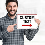 Custom Arrow, Custom Directional Sign, Right Arrow, 7x10 Inches, Rust Free .040 - Image 2