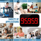 Kitchen Digital RED Timer, Count Down Up, Rechargeable, Vibration Mode - Image 7