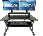 Rocelco 40" Large Height Adjustable Standing Desk Converter - Image 2