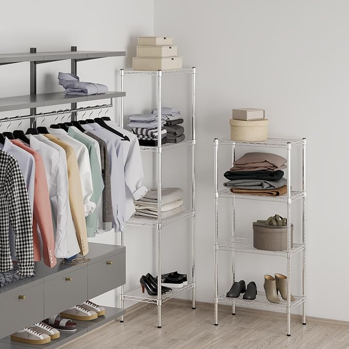Regal Altair 14" Deep x 24" Wide x 54" Height Wire Shelving Kit | 4-Tier | NSF - Image 7