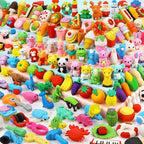 Moosia 150 Pack Animal Pencil Erasers by Moosia