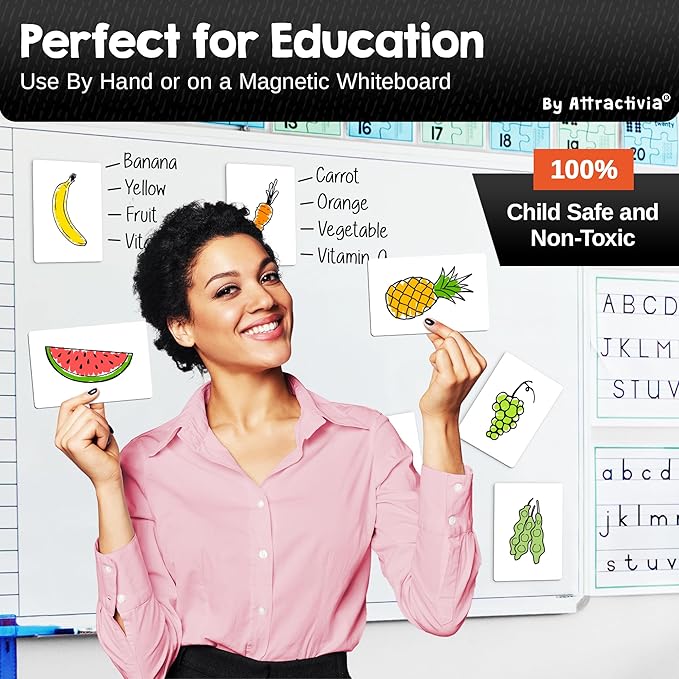Attractivia Dry Erase Magnetic Labels 5.6 x 3.7 in, Dry Erase Magnets, - Image 6