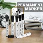 Buecs Black Dry Erase Markers, Chisel tip, Dry-Erase Boards, School Office - Image 7