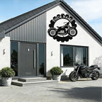 Custom Dirt Bike Metal Signs Personalized Motorcycle Name Sign Custom Garage - Image 3