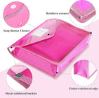 10 Pieces Plastic File Folders Envelope Expanding File Wallet Organizer - Image 3