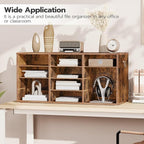 HOOBRO Countertop Mail Sorter Organizer, Wooden Literature Organizer, Student - Image 3