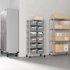 Seville Classics Heavy Duty NSF Bin Rack Solid Steel Wire Shelving Storage Unit - Image 13