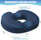 BlissTrends Donut Pillow Seat Cushion, Donut Chair Cushions - Image 2