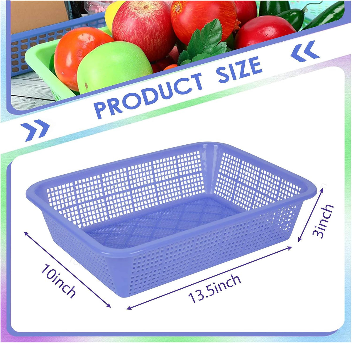 Kolewo4ever 24 Pack Classroom Storage Baskets Pencil Organizer Bins 13.5 x 10...