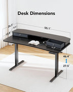 HUANUO 55″ x 26″ Electric Standing Desk - Image 2