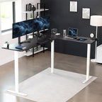 VIVO Electric Corner 84 x 63 inch L-Shaped Standing Desk, Memory Height - Image 2