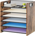 Marbrasse 6 Tier Paper Organizer Letter Tray by Marbrasse