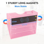EASEPRES Magnetic 3 Pocket Mesh Hanging Wall File Organizer, Wall Mounted Mail - Image 2