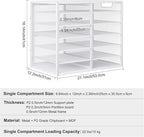 PAG-Mass Mail Sorter for Desk, Countertop Literature Organizer, Student Mailbox - Image 6