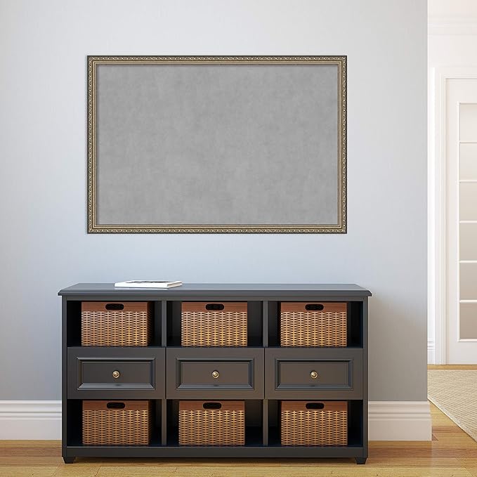 Amanti Art Silver Framed Magnetic Board 26x38 Large Vision Board - Image 5