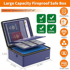 ENGPOW Fireproof Document Box, Hard Fireproof Box - Image 6