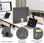 AMUSIGHT 2 Pack Acoustic Desk Dividers - Image 3