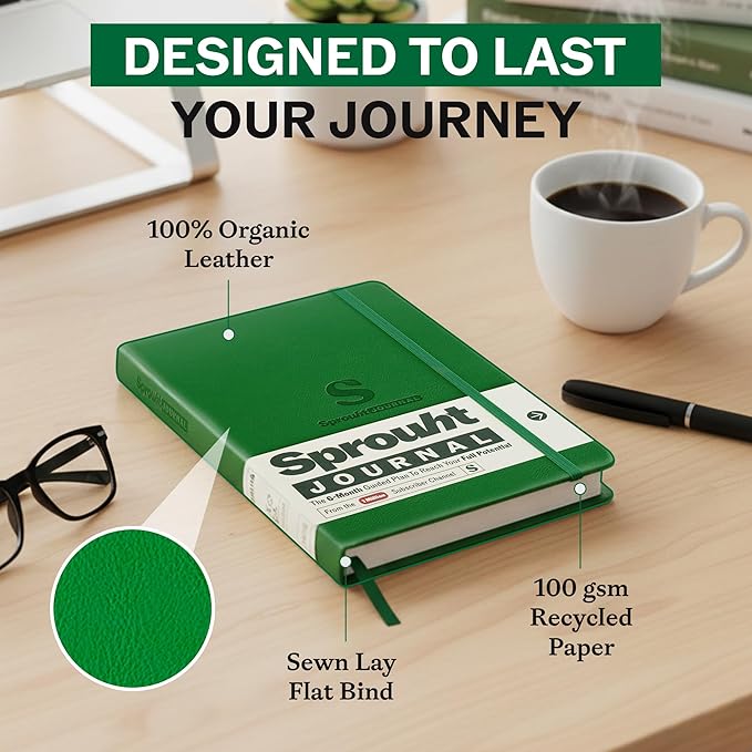 Sprouht Guided Journal for Goal Setting | 6-Month Life Planner - Image 8