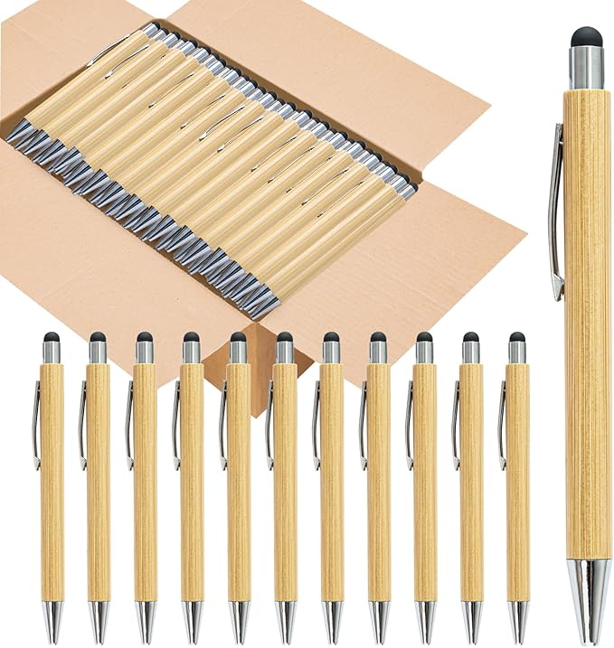 lyforx 250 Pack Bamboo Pens Bulk by lyforx