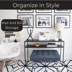 BLU MONACO | White Desktop Organizer - Image 2