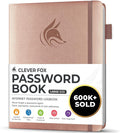 Clever Fox Password Book with alphabetical tabs. Internet Address Organizer by CleverFox