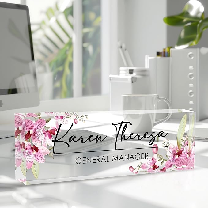 Custom Office Name Plate, Personalized Gifts - Image 2