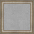 Amanti Art Silver Framed Magnetic Board 25x25 Medium Vision Board by AmantiArt