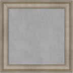 Amanti Art Silver Framed Magnetic Board 25x25 Medium Vision Board by AmantiArt