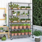 Himimi 82" H Storage Shelves 6 Tier Metal Shelving Adjustable Wire Shelf - Image 5