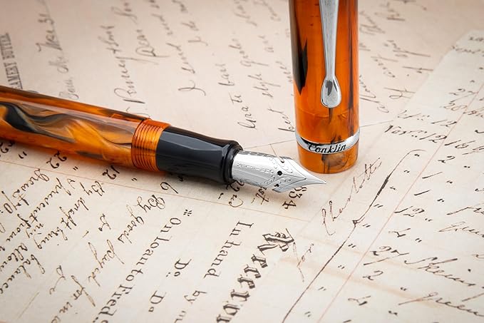 Conklin Duragraph Fountain Pen Amber - Image 9