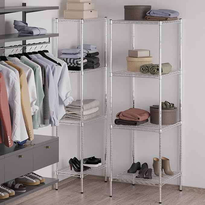 Regal Altair 24" Deep x 24" Wide x 74" Height Wire Shelving Kit | 4-Tier | NSF - Image 5
