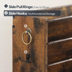HOOBRO Wall File Organizer, Mail Organizer Wall Mounted, Wooden Literature - Image 7