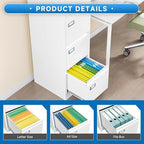 BYNSOE 4 Drawer File Cabinet - Image 6