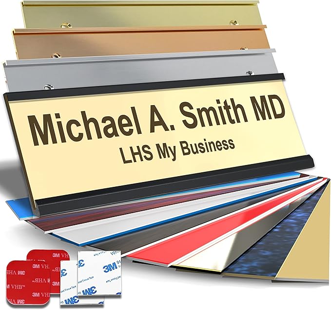 Custom Name Plate for Doors, by LHS+My+Business